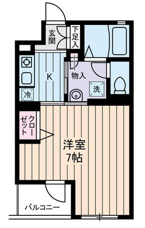 志茂駅 徒歩6分 1階の物件間取画像